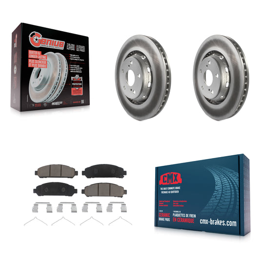 [Avant] Kit de disque (revêtu) et plaquette (céramique) de frein pour 2009-2016 Toyota Venza KGC-100483