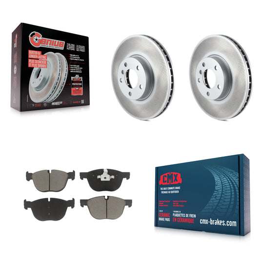 [Avant] Kit de disque (revêtu) et plaquette (céramique) de frein pour BMW X5 X6 KGC-100488