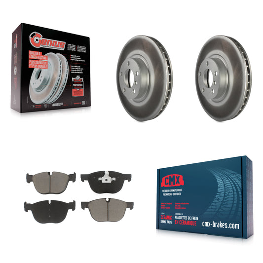 [Avant] Kit de disque (revêtu) et plaquette (céramique) de frein pour BMW X5 X6 KGC-100489