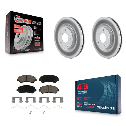 [Avant] Kit de disque (revêtu) et plaquette (céramique) de frein pour Nissan Rogue Select KGC-100491