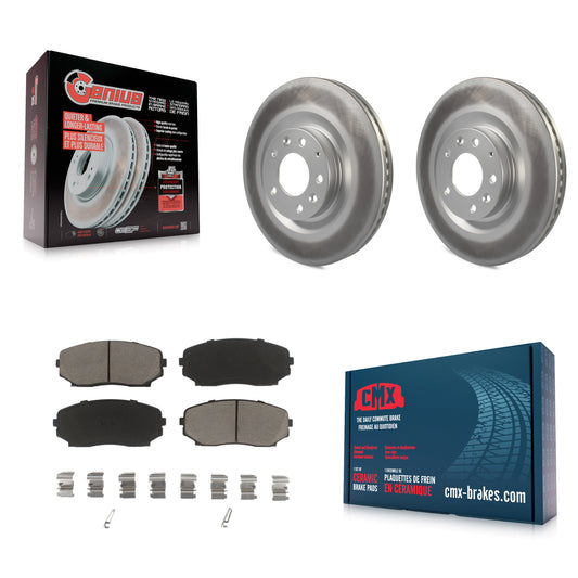 [Avant] Kit de disque (revêtu) et plaquette (céramique) de frein pour 2007-2015 Mazda CX-9 KGC-100493