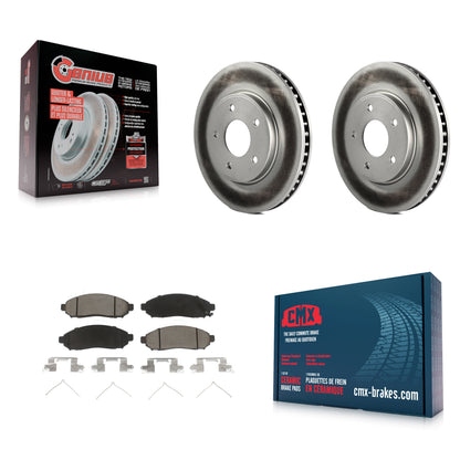 [Avant] Kit de disque (revêtu) et plaquette (céramique) de frein pour Nissan NV200 LEAF Chevrolet City Express KGC-100499