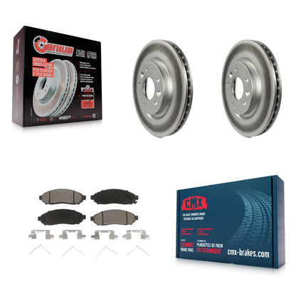 [Avant] Kit de disque (revêtu) et plaquette (céramique) de frein pour 2015 Nissan LEAF Vehicles Manufactured In Japan KGC-100502