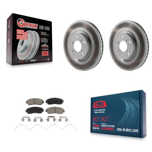 [Avant] Kit de disque (revêtu) et plaquette (céramique) de frein pour 2011-2014 Honda Odyssey KGC-100504