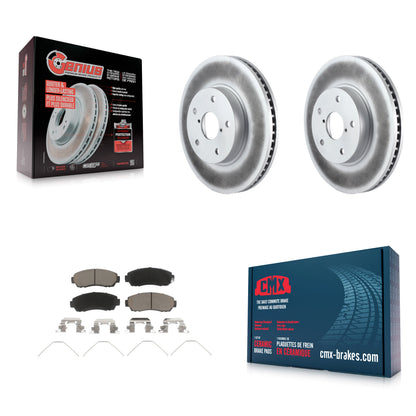 [Avant] Kit de disque (revêtu) et plaquette (céramique) de frein pour 2016-2019 Subaru Legacy 2.5L KGC-100514