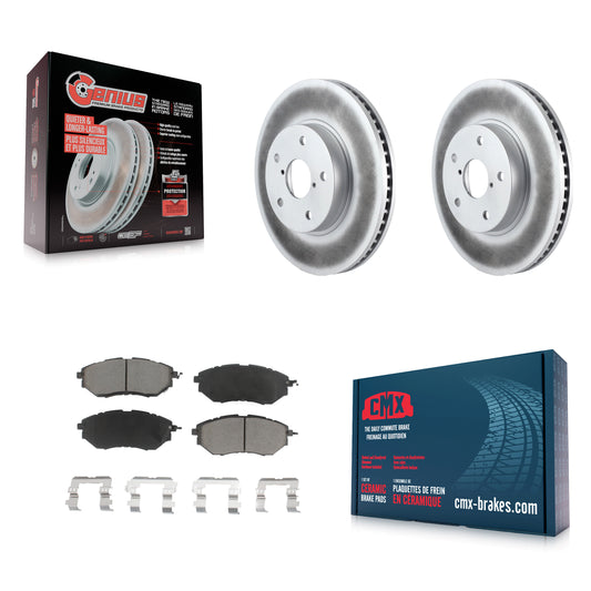 [Avant] Kit de disque (revêtu) et plaquette (céramique) de frein pour 2015 Subaru Legacy 2.5L KGC-100516