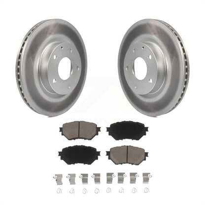 [Avant] Kit de disque (revêtu) et plaquette (céramique) de frein pour Mazda 3 Sport Vehicles Manufactured In Mexico 2.5L KGC-100520 par Transit Auto