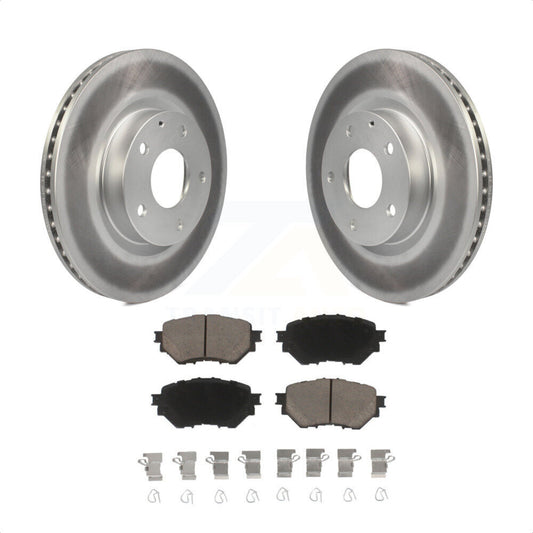 [Avant] Kit de disque (revêtu) et plaquette (céramique) de frein pour Mazda 3 Sport Vehicles Manufactured In Mexico 2.5L KGC-100520 par Transit Auto