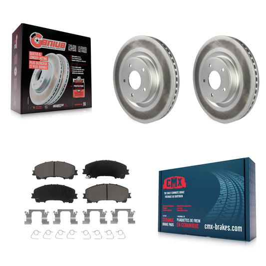 [Avant] Kit de disque (revêtu) et plaquette (céramique) de frein pour INFINITI Q50 QX50 Q60 KGC-100521