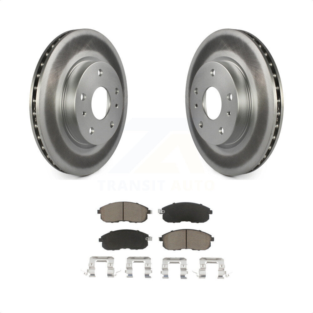 [Avant] Kit de disque (revêtu) et plaquette (céramique) de frein pour Suzuki SX4 Crossover KGC-100526 par Transit Auto
