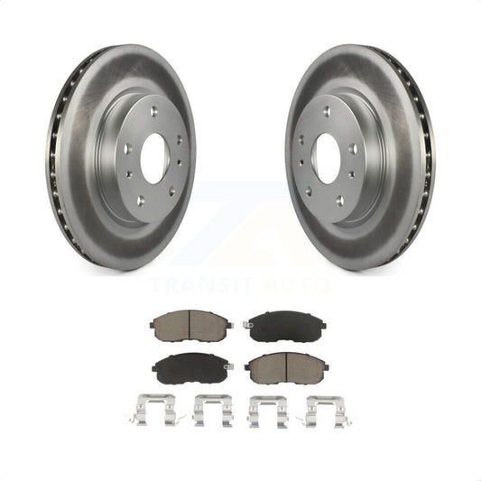 [Avant] Kit de disque (revêtu) et plaquette (céramique) de frein pour Suzuki SX4 Crossover KGC-100526 par Transit Auto