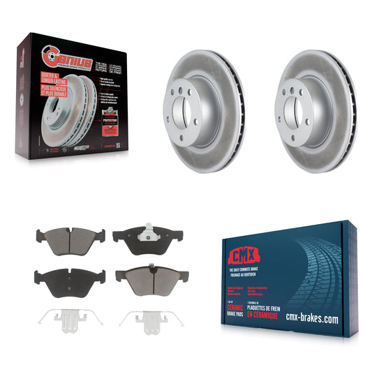 [Avant] Kit de disque (revêtu) et plaquette (céramique) de frein pour BMW 328i 325i 128i 328xi 325xi 323i KGC-100530