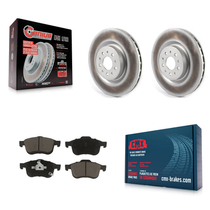 [Avant] Kit de disque (revêtu) et plaquette (céramique) de frein pour 2015-2021 Ram ProMaster City KGC-100534
