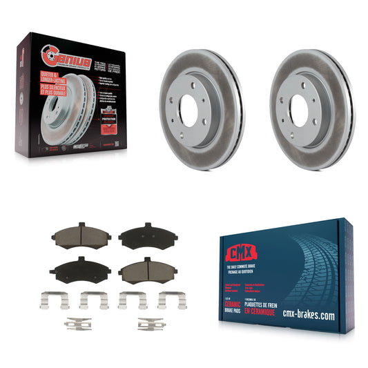 [Avant] Kit de disque (revêtu) et plaquette (céramique) de frein pour Hyundai Elantra KGC-100542