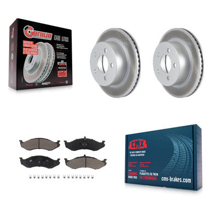 [Avant] Kit de disque (revêtu) et plaquette (céramique) de frein pour Jeep Wrangler Cherokee Grand Wagoneer TJ KGC-100551