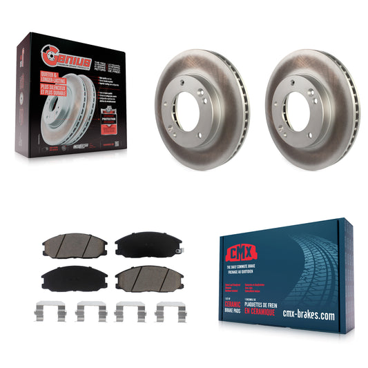 [Avant] Kit de disque (revêtu) et plaquette (céramique) de frein pour 2003-2006 Kia Sorento KGC-100556