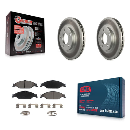 [Avant] Kit de disque (revêtu) et plaquette (céramique) de frein pour Ford Mustang KGC-100557