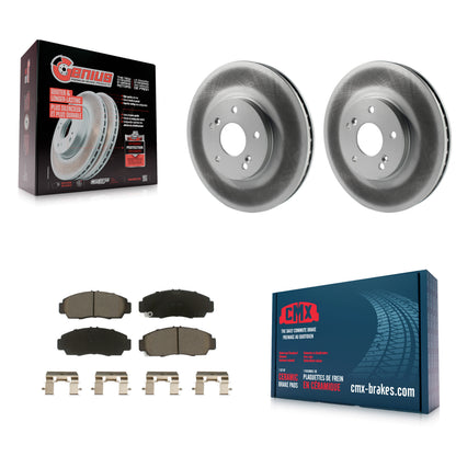 [Avant] Kit de disque (revêtu) et plaquette (céramique) de frein pour Honda Accord Acura TL TSX CL KGC-100559