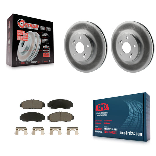 [Avant] Kit de disque (revêtu) et plaquette (céramique) de frein pour Honda Accord Acura TL TSX CL KGC-100559