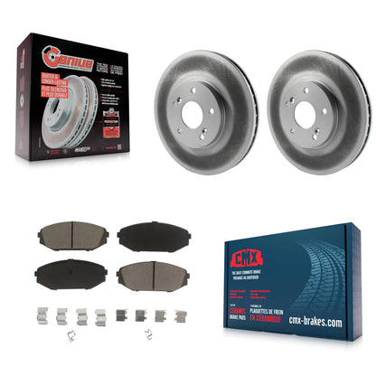 [Avant] Kit de disque (revêtu) et plaquette (céramique) de frein pour Honda Odyssey Acura MDX KGC-100561