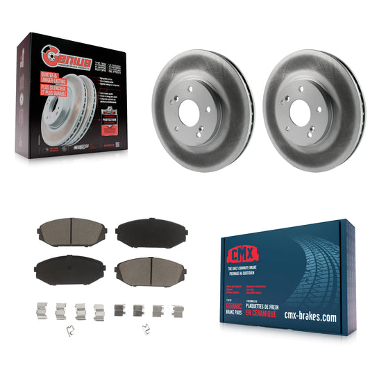 [Avant] Kit de disque (revêtu) et plaquette (céramique) de frein pour Honda Odyssey Acura MDX KGC-100561