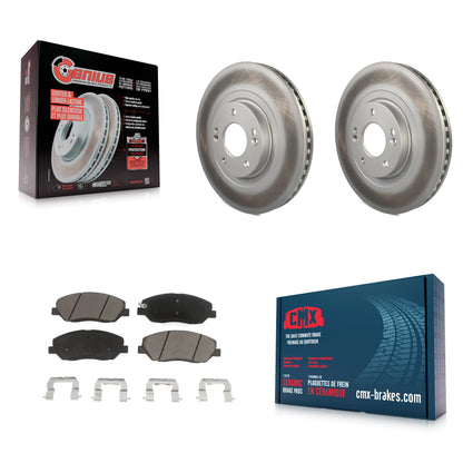 [Avant] Kit de disque (revêtu) et plaquette (céramique) de frein pour 2013-2016 Hyundai Santa Fe XL 3.3L KGC-100579
