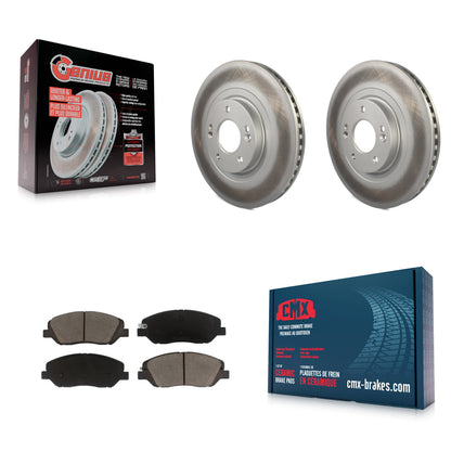[Avant] Kit de disque (revêtu) et plaquette (céramique) de frein pour Hyundai Santa Fe XL KGC-100580