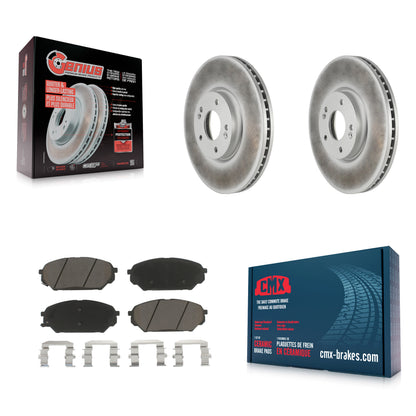 [Avant] Kit de disque (revêtu) et plaquette (céramique) de frein pour 2007-2012 Hyundai Veracruz KGC-100584
