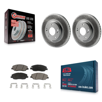 [Avant] Kit de disque (revêtu) et plaquette (céramique) de frein pour 2007-2009 Hyundai Santa Fe KGC-100589