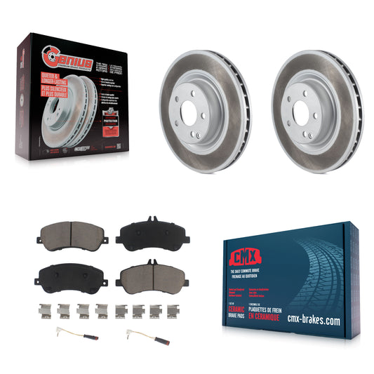 [Avant] Kit de disque (revêtu) et plaquette (céramique) de frein pour Mercedes-Benz GLK350 GLK250 KGC-100590