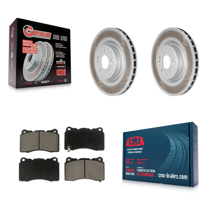 [Avant] Kit de disque (revêtu) et plaquette (céramique) de frein pour Hyundai Genesis Coupe KGC-100592