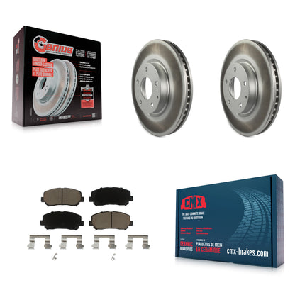 [Avant] Kit de disque (revêtu) et plaquette (céramique) de frein pour 2013-2015 Mazda CX-5 KGC-100595