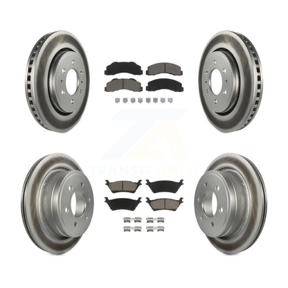 [Avant + Arrière] Kit de disque (revêtu) et plaquette (céramique) de frein pour Ford F-150 KGC-100601