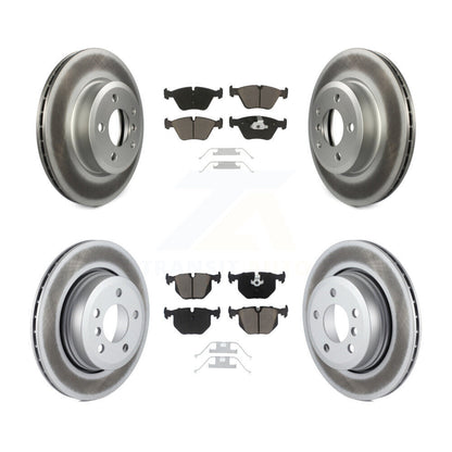 [Avant + Arrière] Kit de disque (revêtu) et plaquette (céramique) de frein pour 2004-2010 BMW X3 KGC-100606