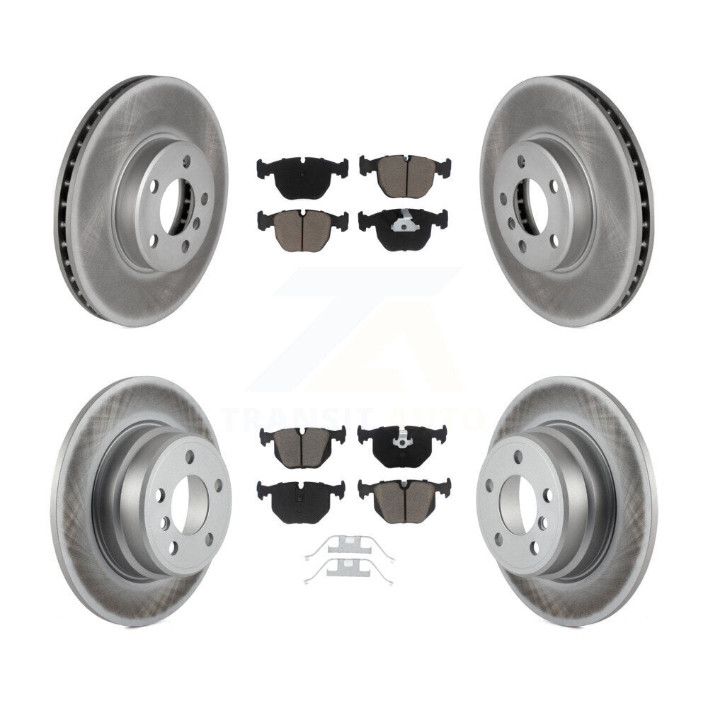 [Avant + Arrière] Kit de disque (revêtu) et plaquette (céramique) de frein pour BMW X5 KGC-100607