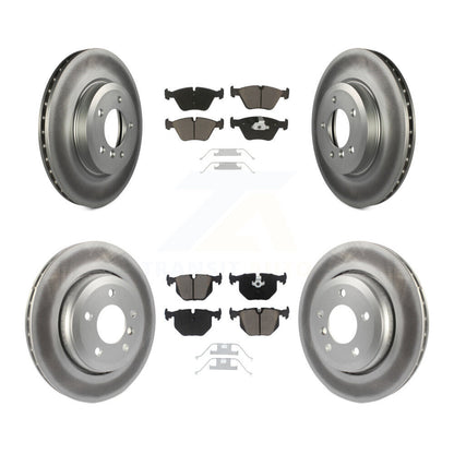 [Avant + Arrière] Kit de disque (revêtu) et plaquette (céramique) de frein pour BMW 330Ci 330i 330xi KGC-100608