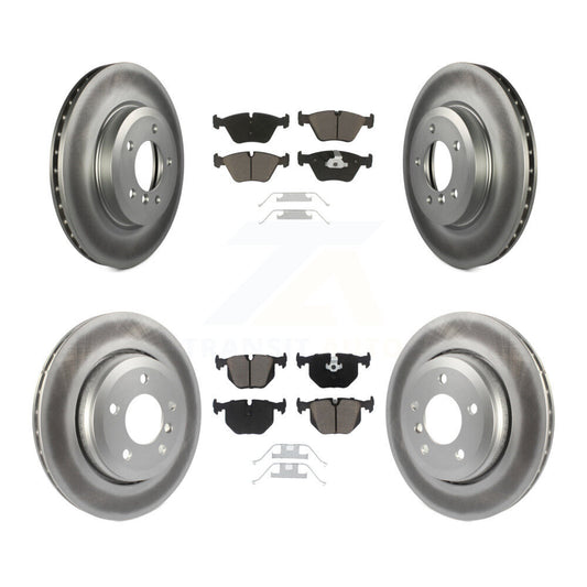 [Avant + Arrière] Kit de disque (revêtu) et plaquette (céramique) de frein pour BMW 330Ci 330i 330xi KGC-100608