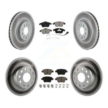 [Avant + Arrière] Kit de disque (revêtu) et plaquette (céramique) de frein pour Volkswagen Passat KGC-100615