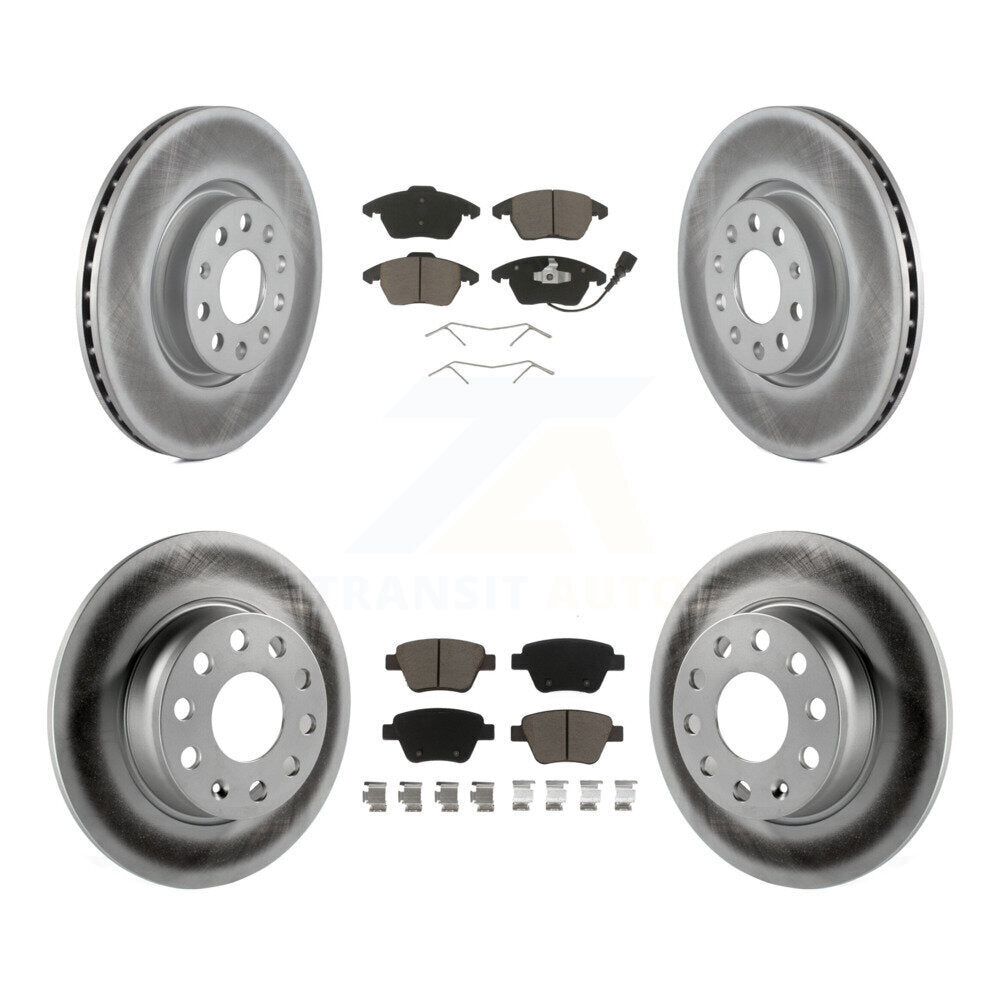 [Avant + Arrière] Kit de disque (revêtu) et plaquette (céramique) de frein pour Volkswagen Beetle GTI KGC-100616