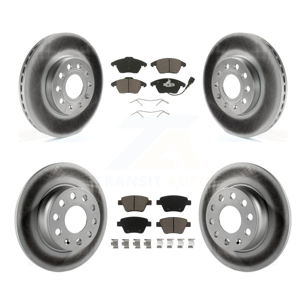 [Avant + Arrière] Kit de disque (revêtu) et plaquette (céramique) de frein pour Volkswagen Beetle KGC-100617