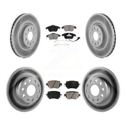 [Avant + Arrière] Kit de disque (revêtu) et plaquette (céramique) de frein pour Volkswagen Passat KGC-100619