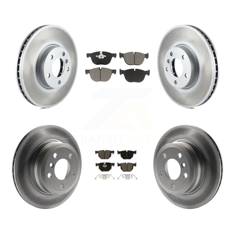 [Avant + Arrière] Kit de disque (revêtu) et plaquette (céramique) de frein pour BMW X5 X6 KGC-100620
