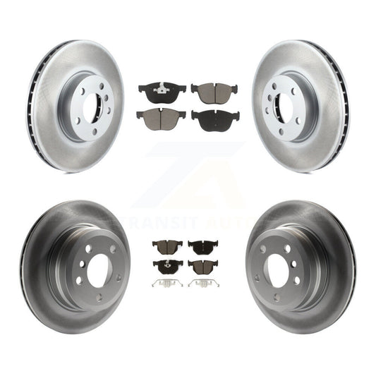[Avant + Arrière] Kit de disque (revêtu) et plaquette (céramique) de frein pour BMW X5 X6 KGC-100620