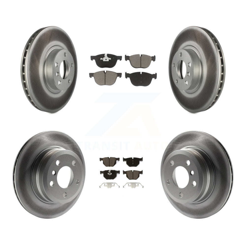 [Avant + Arrière] Kit de disque (revêtu) et plaquette (céramique) de frein pour BMW X5 X6 KGC-100622