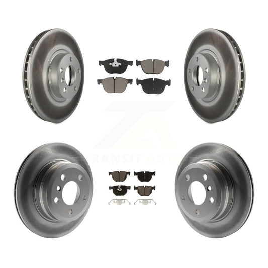 [Avant + Arrière] Kit de disque (revêtu) et plaquette (céramique) de frein pour BMW X5 X6 KGC-100622
