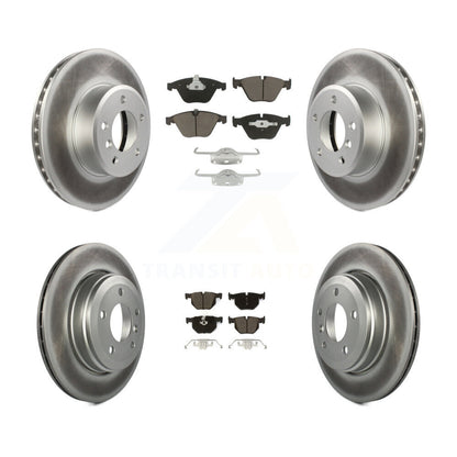 [Avant + Arrière] Kit de disque (revêtu) et plaquette (céramique) de frein pour BMW 530i 525i 528i KGC-100623