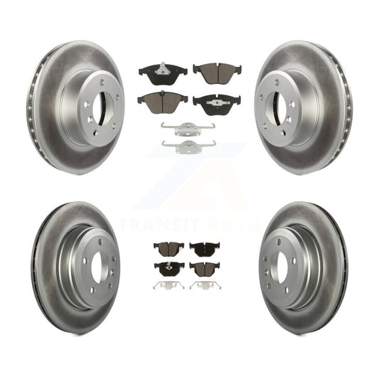 [Avant + Arrière] Kit de disque (revêtu) et plaquette (céramique) de frein pour BMW 530i 525i 528i KGC-100623