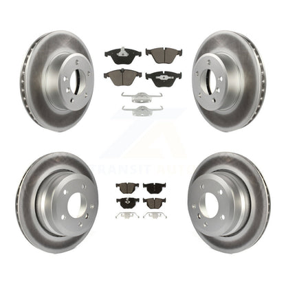 [Avant + Arrière] Kit de disque (revêtu) et plaquette (céramique) de frein pour BMW 530xi 535xi 528i xDrive 535i 528xi 525xi KGC-100624