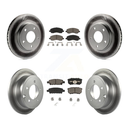 [Avant + Arrière] Kit de disque (revêtu) et plaquette (céramique) de frein pour Mitsubishi Lancer KGC-100628