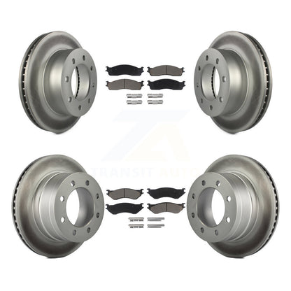 [Avant + Arrière] Kit de disque (revêtu) et plaquette (céramique) de frein pour Dodge Ram 2500 1500 3500 KGC-100635